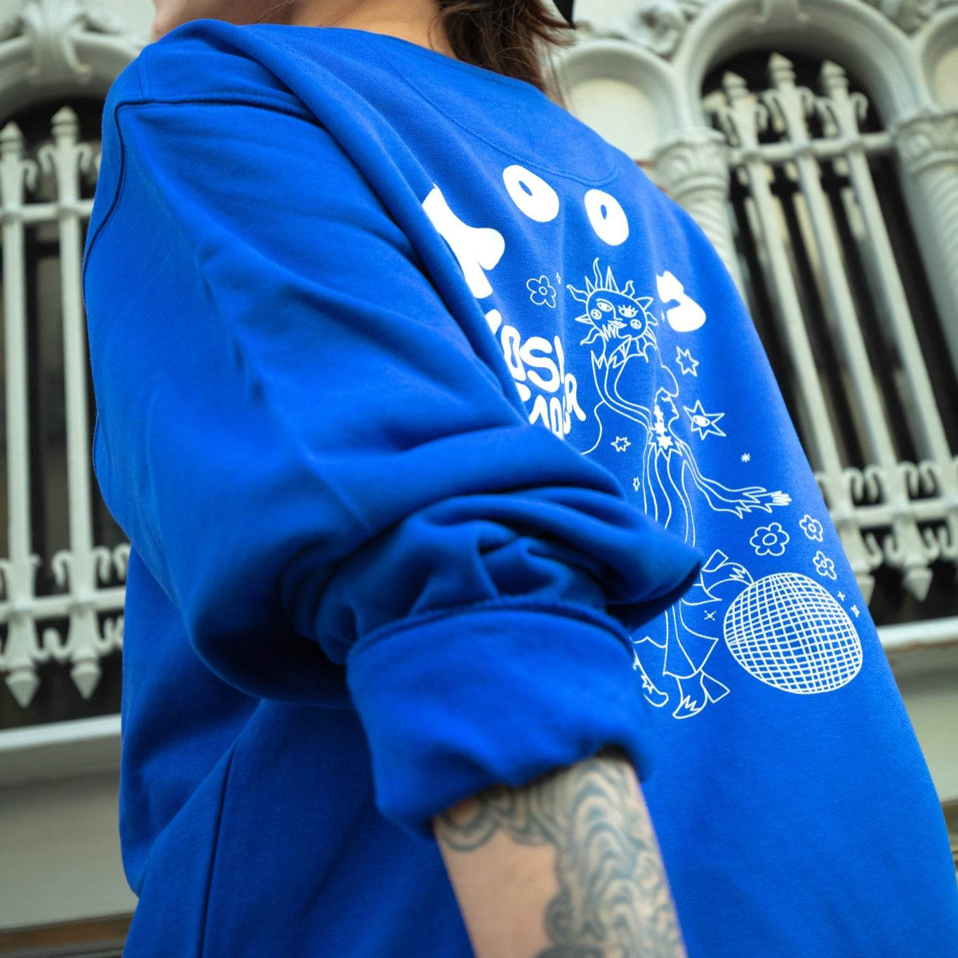 Sweat-COSMIC DANCER majorelle