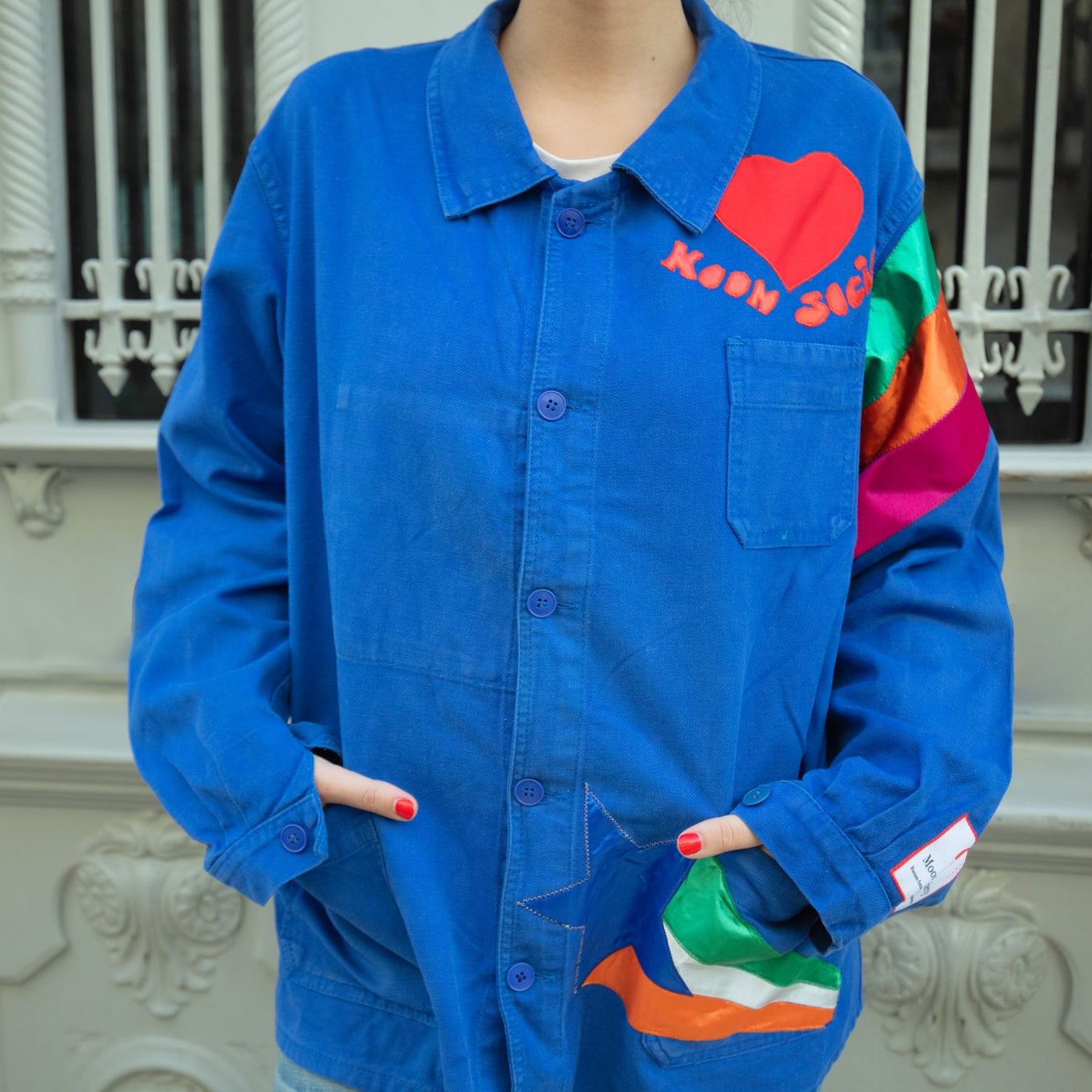 Moon Twist heart workwear jacket