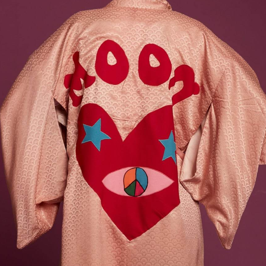 Kimono VINTAGE COSMIC DANCER
