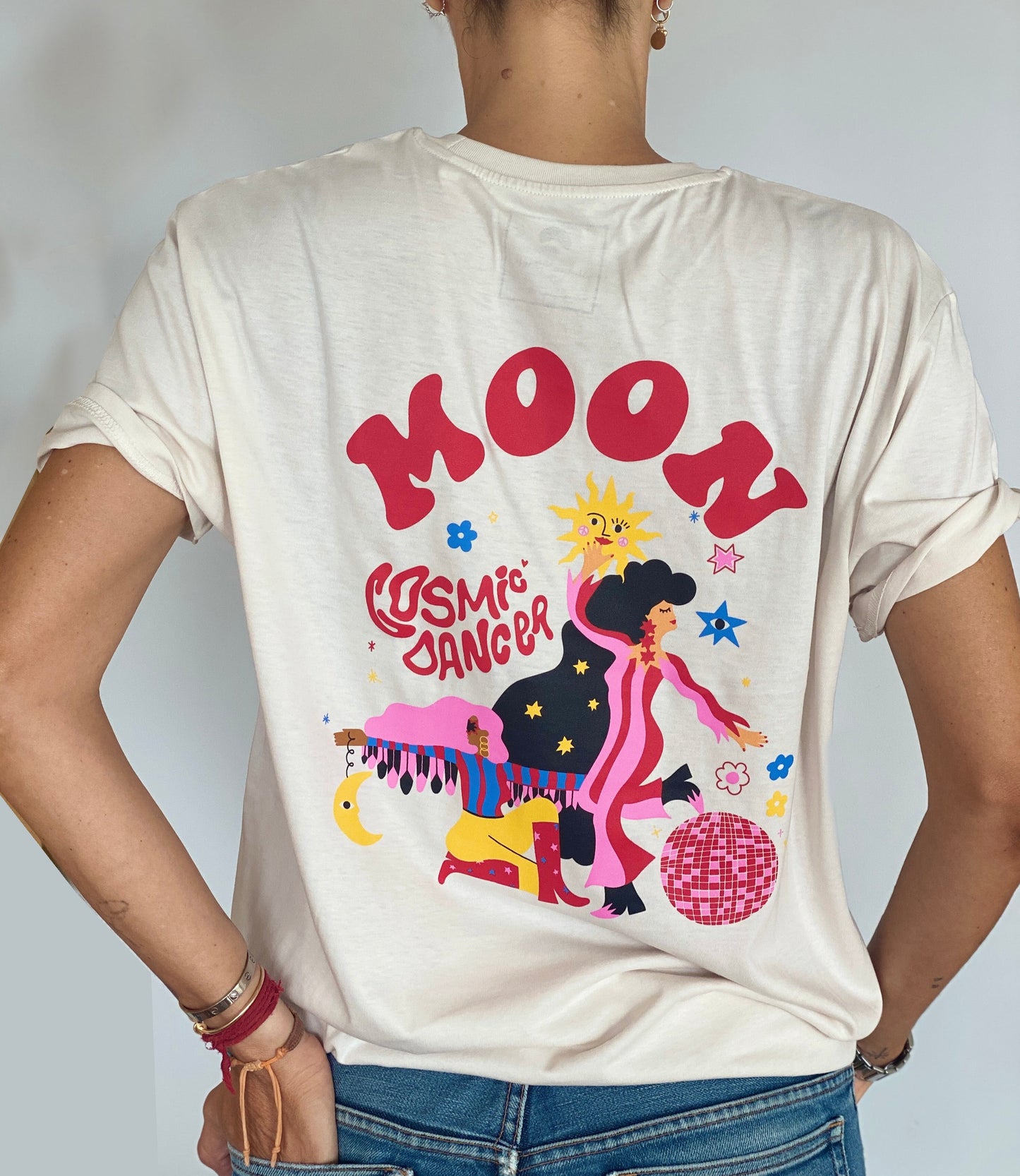 Tee-shirt COSMIC DANCER off-white