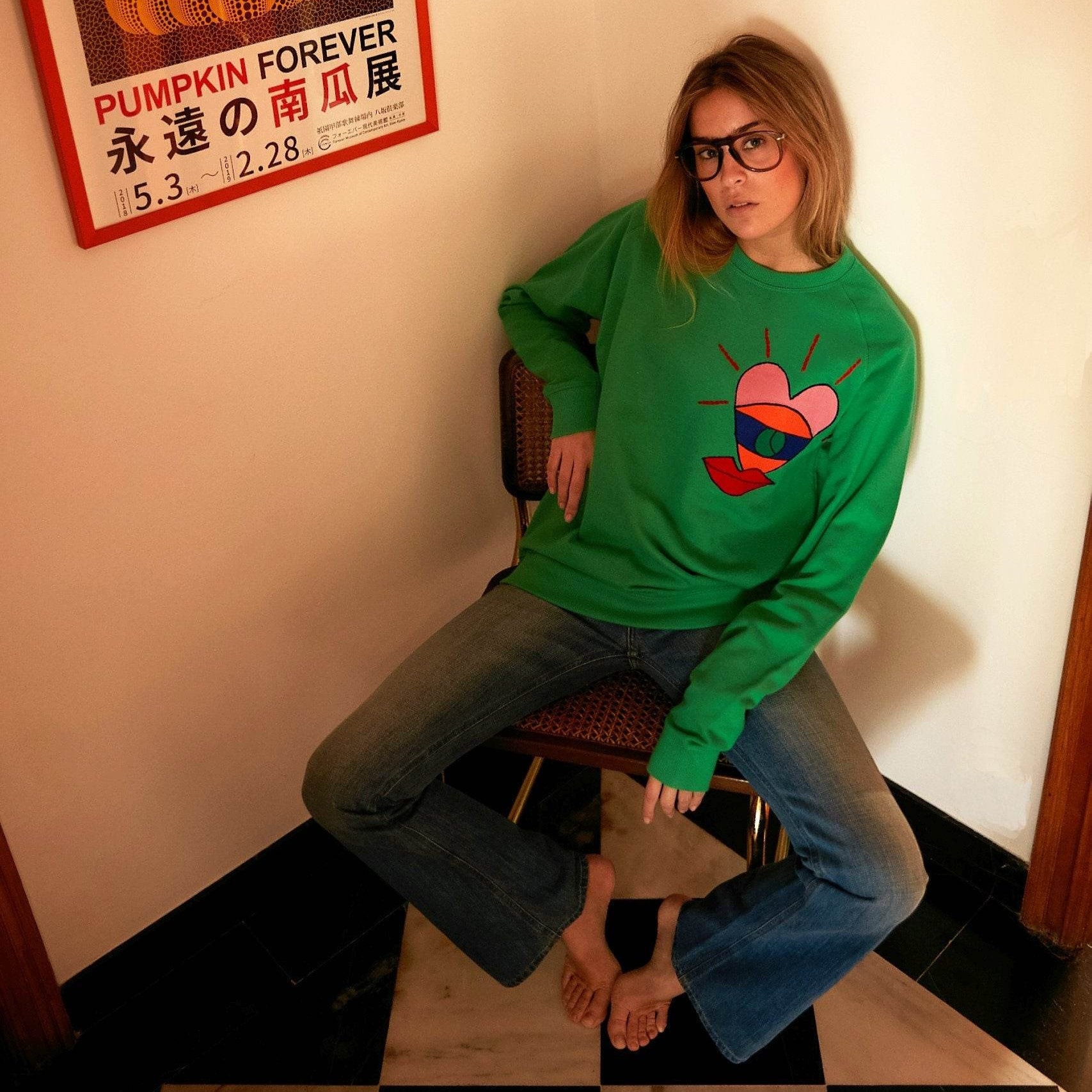 Sweat GREEN - L'AMOUR FOU