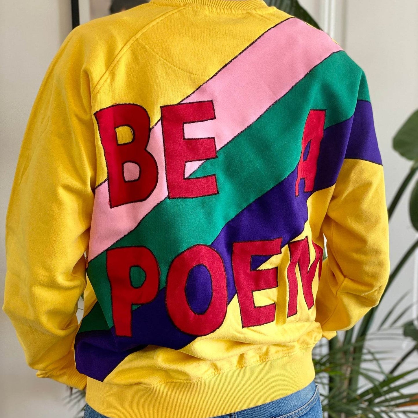 Sweat-BE A POEM yellow