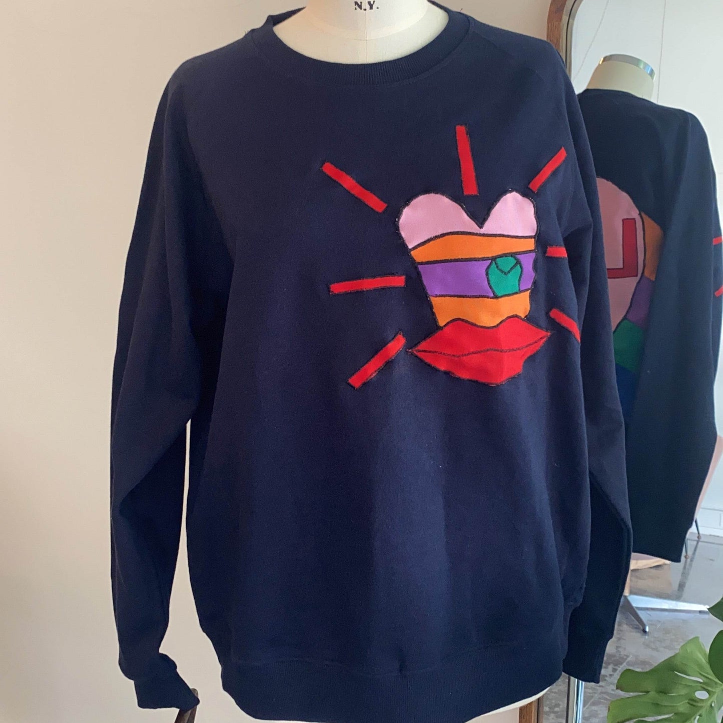 Sweat NAVY-L AMOUR FOU