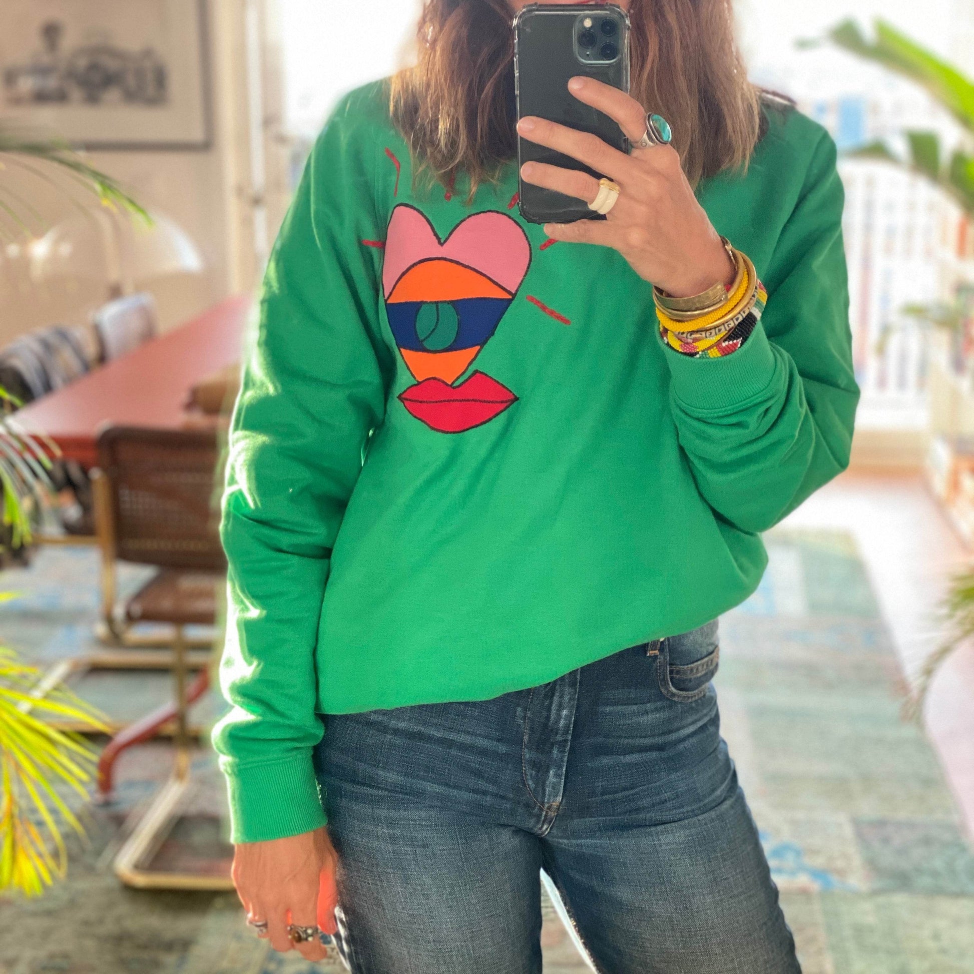 Sweat GREEN - L'AMOUR FOU