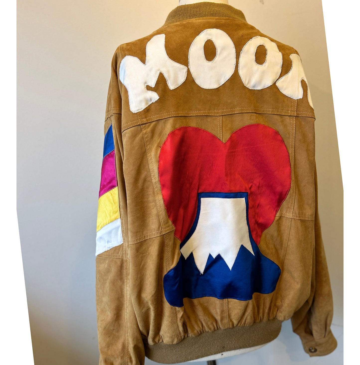 Bombers Moon vintage leather