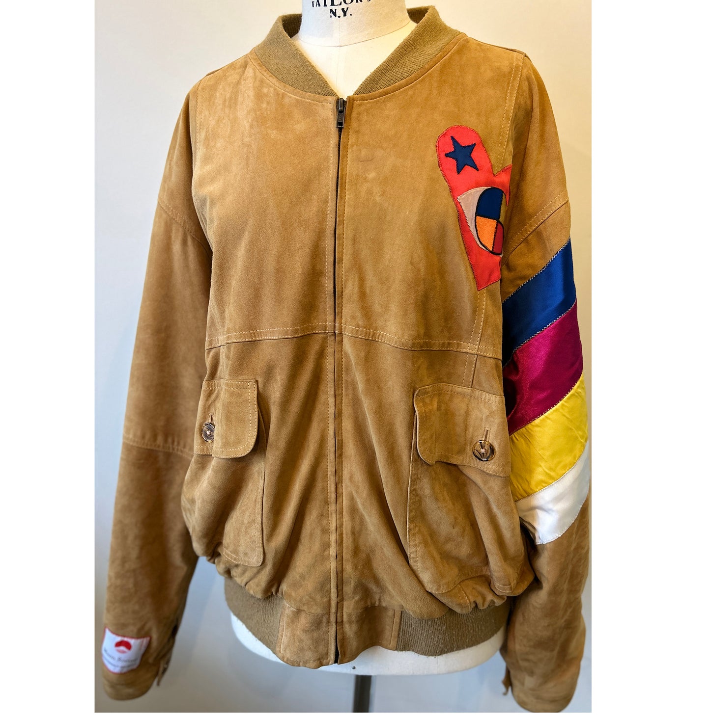 Bombers Moon vintage leather