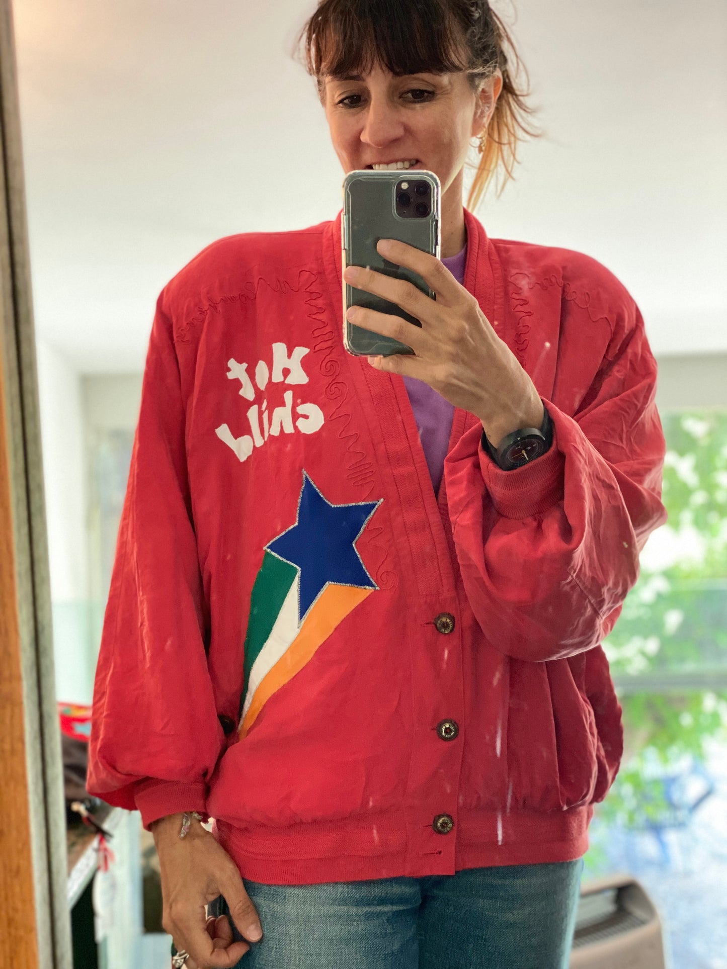 Vintage Bombers jacket Moon