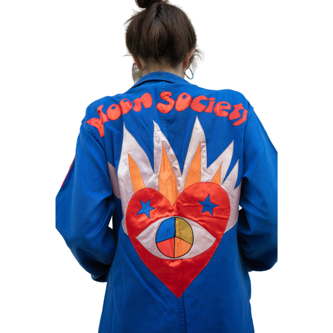 Moon Twist heart workwear jacket