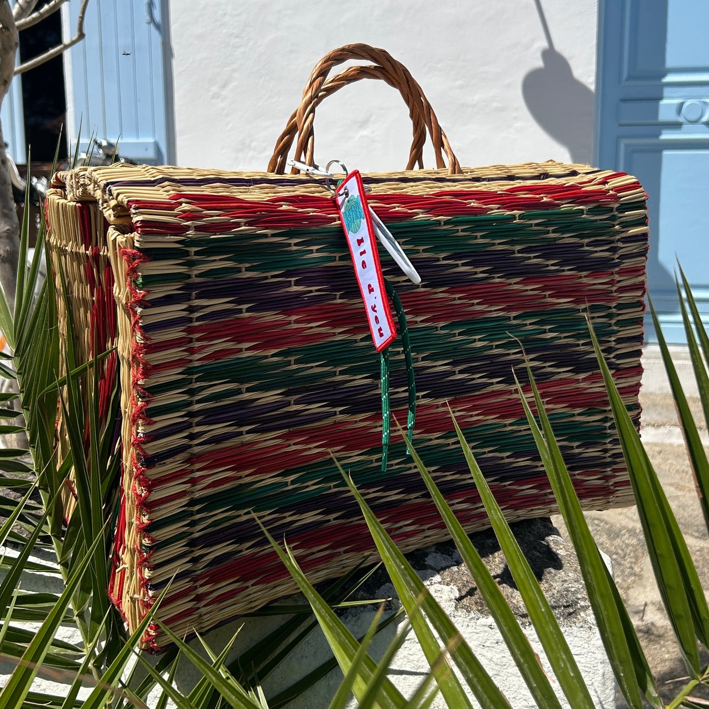 Panier en osier artisanal