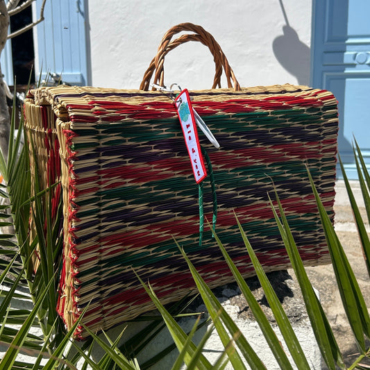 Panier en osier artisanal