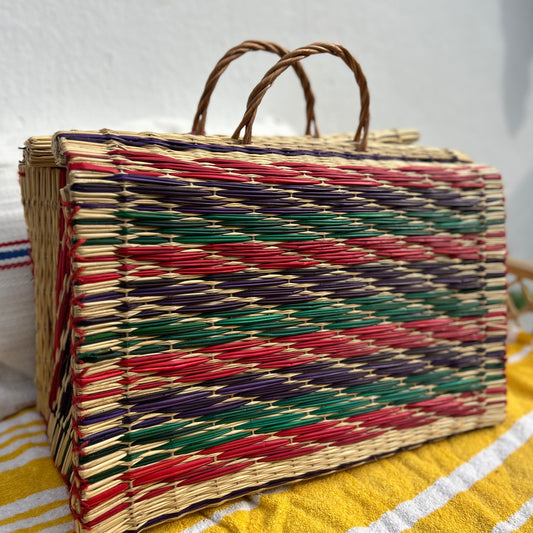 Panier en osier artisanal