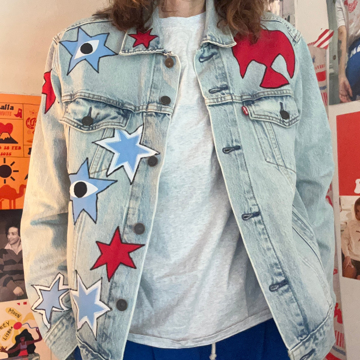 Veste jeans vintage Moon Society — fuji