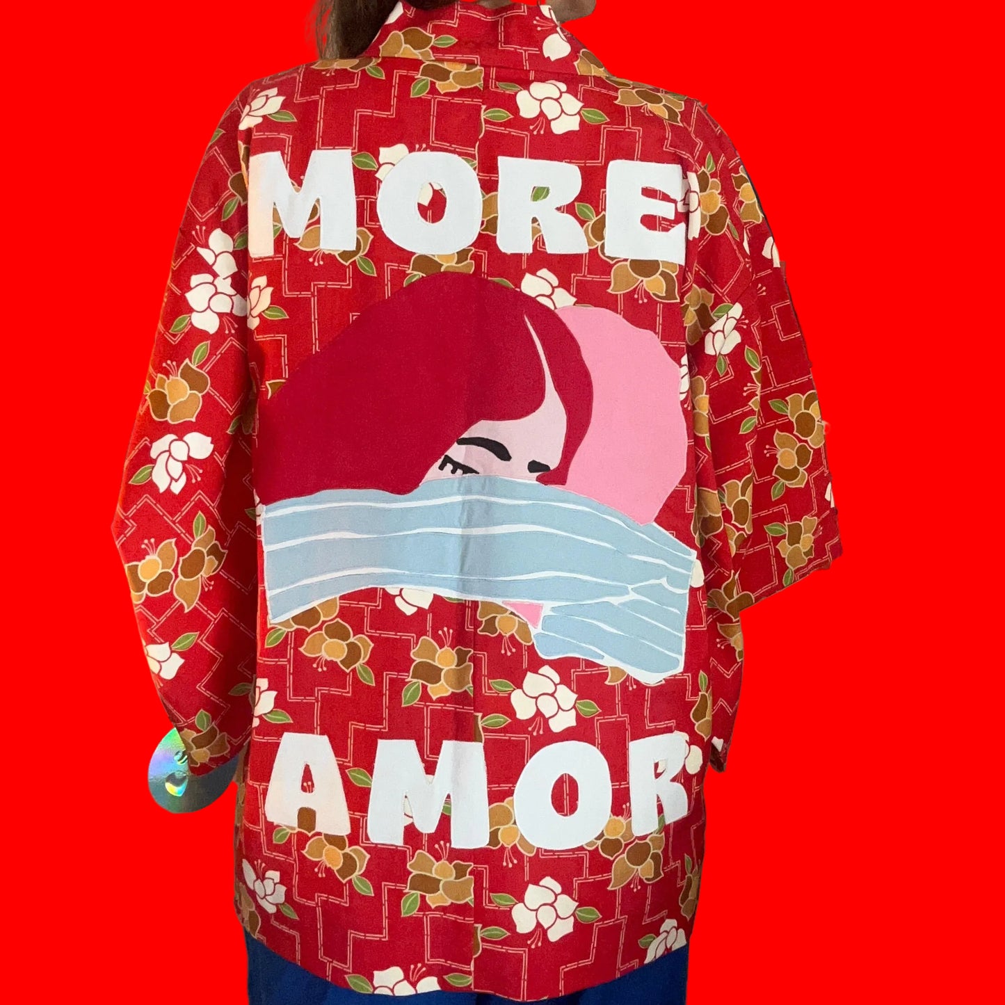 Kimono vintage Moon Society - more amor rouge