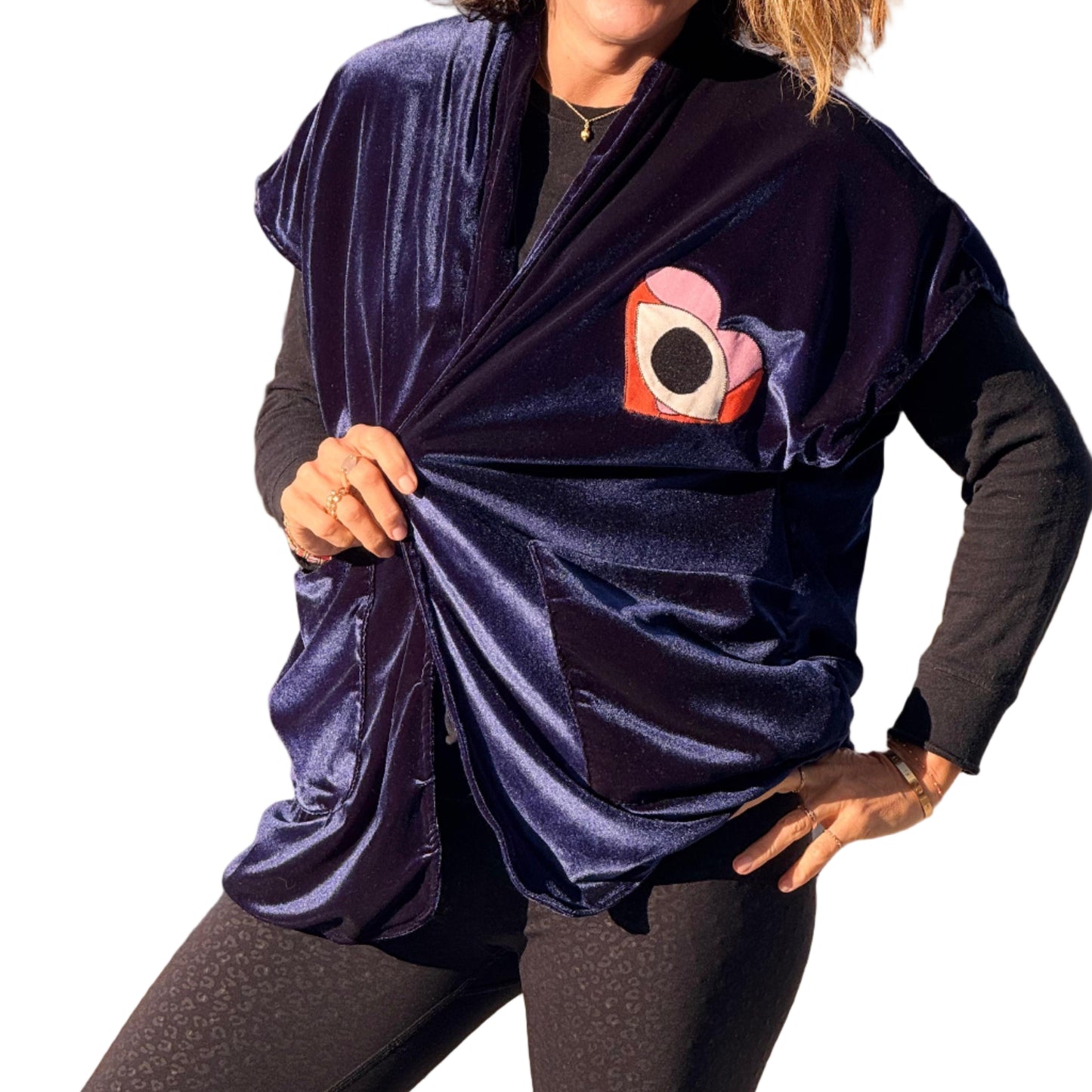 Veste sans manches HOT CHILD velours