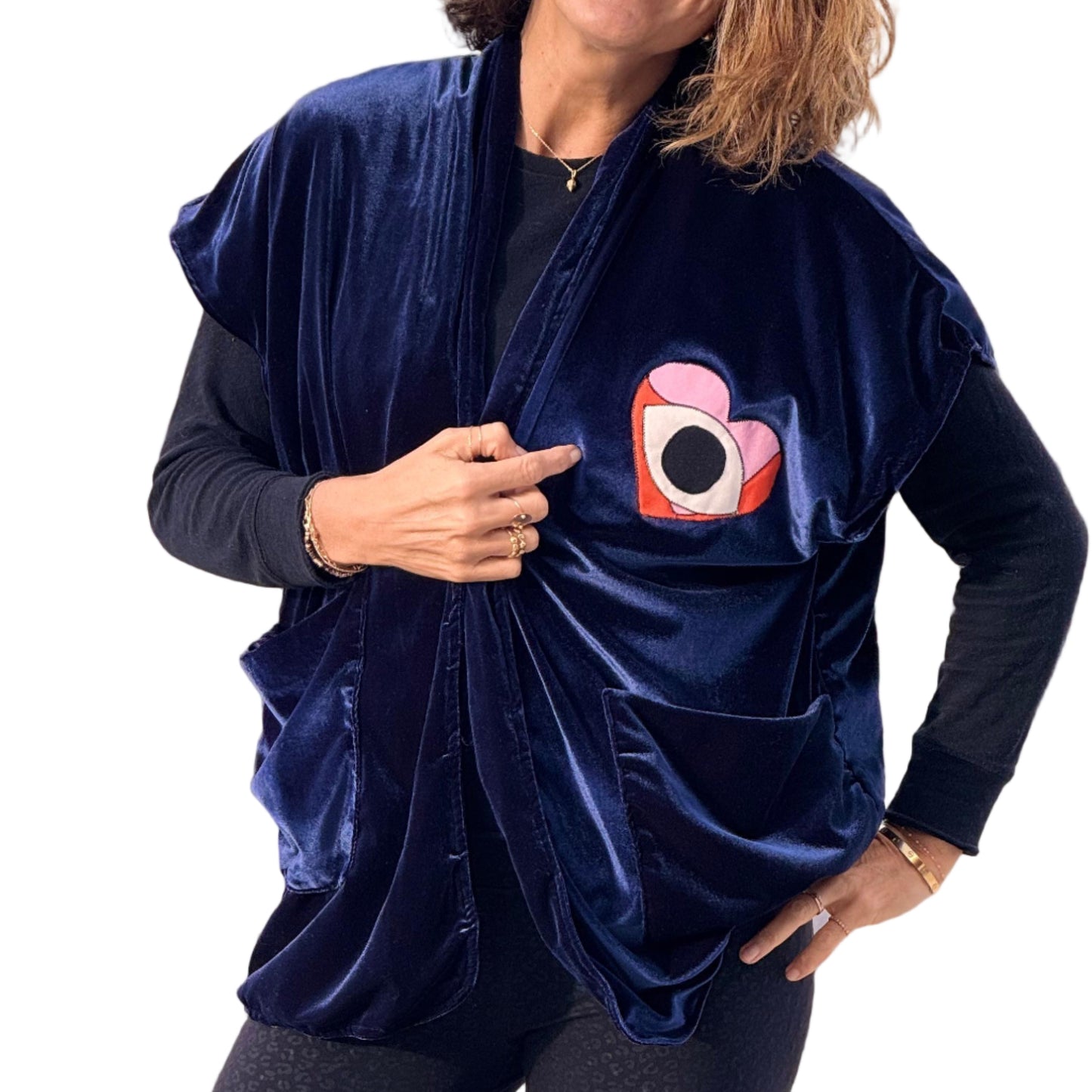 Veste sans manches HOT CHILD velours