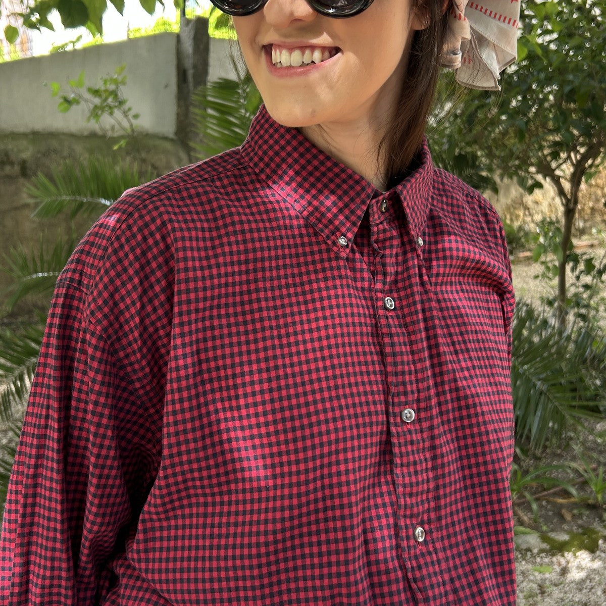 Chemise XXL Vintage Ralph Lauren – Sérigraphie Moon Society