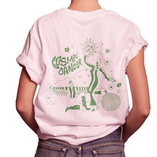 Tee-shirt COSMIC MOON vert