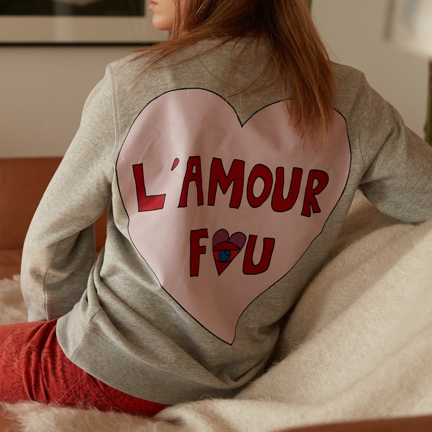 Sweat-shirt L'AMOUR FOU - printed
