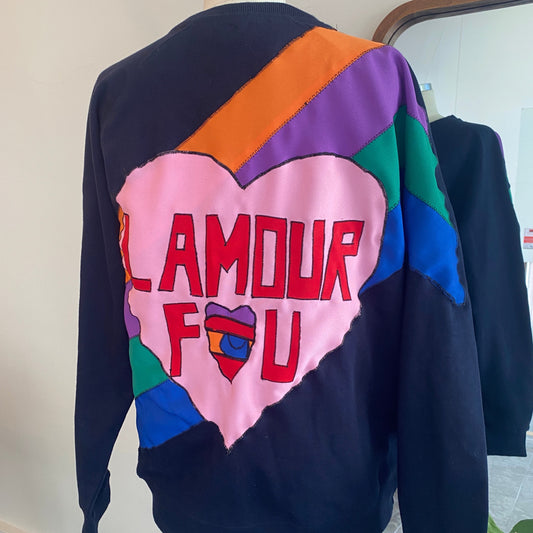 Sweat-shirt NAVY - L AMOUR FOU