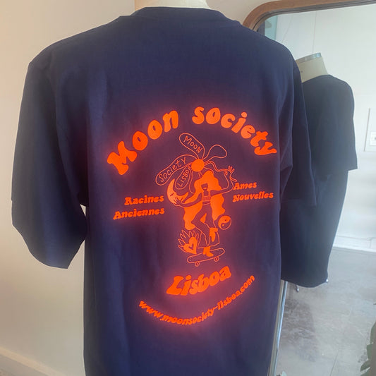 Tee-shirt MOON navy blue